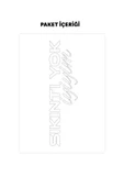 Beyaz Sıkıntı Yok İyiyim Araç Sticker 21x29 cm, Oto Sticker, Araba Sticker - 3