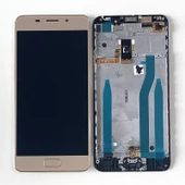 Gmr Asus Uyumlu Zenfone 3s Max / Zc521tl Lcd Ekran Gold çitali - 1