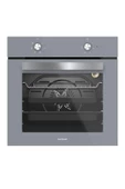 Silverline 3'lü Gri Cam Ankastre Set (3481 Flam 60 Gri+cs5335s02+bo65e1s01) - 4