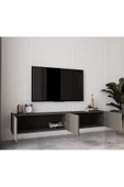 Enwood Capella Gri Mdf Country 4 Kapaklı DUVARA MONTE 160 Cm Tv Ünitesi - 3