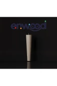 Enwood TV ÜNİTESİ AHŞAP AYAK 19 CM DOĞAL AHŞAP BOYASIZ - 2