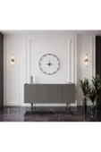 Enwood Capella Gri Mdf 4 Kapaklı Raflı 140 Lık Konsol - 1