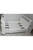 Enwood SAGİTTARİUS MODÜLER MDF BEYAZ BÜYÜYEN BEŞİK  (İÇ YATAK ÖLÇÜSÜ 90 CM  X 130 CM) - 4