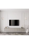 Enwood Capella Kumtaşı Rengi Mdf 5 Kapaklı Duvara Monte 200 Cm Tv Ünitesi - 1
