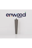 Enwood Tv Ünitesi Ahşap Ayak 19 Cm Gri Renk - 2