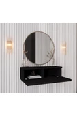 Enwood MİMOSA SİYAH MDF DUVARA MONTE KAPAKLI DRESUAR - 3