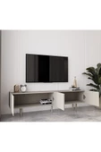 Enwood Capella Kumtaşı Rengi Mdf 4 Kapaklı Ahşap Ayaklı 160 Cm Tv Ünitesi - 3