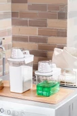 GRİMOR Life 2 Li Sızdırmaz Depolama Sıvı Toz Deterjan Erzak Saklama Kutusu- Ölçekli Kap 1100 ML 1800 ML - 5