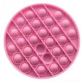 Yuvarlak Tek Renk Pop Push İt Anti Stres Baloncukları Bubble Fidget - 2