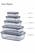 GRİMOR Life 10'lu Sızdırmaz Saklama Kabı (350 ML 670 ML 1,2 LT 2 LT 3,2 LT)-derin Dondurucu Ve Mikrodalga - 4