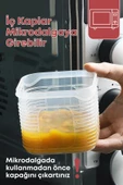 GRİMOR Life 7 Parça Sızdırmaz Hava Almaz Saklama Kabı Seti-kahvaltı Beslenme Kabı-derin Dondurucu Ve Mikrodalga - 3