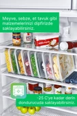 GRİMOR Life 4 Adet Buzdolabı Düzenleyici Saklama Kabı Seti 2,3 Lt Şeffaf- Sebze Meyve Erzak Saklama -dipfriz - 3