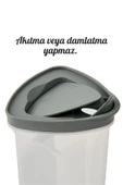GRİMOR Life 1 Adet Plastik Ölçekli Pratik Yağdanlık Sıvı Yağlık Sirkelik Sos Şişesi 750ml - 3