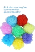 GRİMOR Life 6 Adet Renkli Banyo Lifi Seti Banyo Kesesi - 2