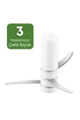 GRİMOR Life Bas Kes El Rondosu 3 Bıçaklı Pratik Basmalı Sebze Meyve Doğrayıcı Çelik Bıçaklı - 3