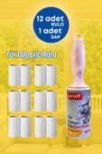 GRİMOR Life Tüy Toplayıcı Rulo Yapışkanlı 12 Li Yedek Rulo (Kedi - Köpek Tüy Toplayıcı) - 1