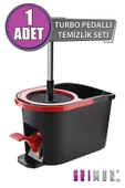 GRİMOR Life Turbo Pedallı Mop Temizlik Seti Kova Paspas 16 lt - 6