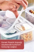 GRİMOR Life 7 Parça Sızdırmaz Hava Almaz Baharatlık Saklama Kabı- Baharat Takımı-Etiket Hediyeli - 7