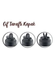 GRİMOR Life Metal Standlı 4'lü Çift Kapaklı Cam Baharatlık Seti - Lenora Tuzluk Biberlik Baharatlık Takımı - 4