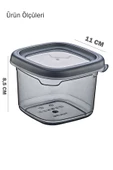 GRİMOR Life 12 Adet Sızdırmaz Etiketli Baharatlık Bakliyat Saklama Kabı 550 ml -derin Dondurucu Ve Mikrodalga - 3