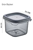 GRİMOR Life 24 Adet Sızdırmaz Etiketli Baharatlık Bakliyat Saklama Kabı 550 ml -derin Dondurucu Ve Mikrodalga - 3