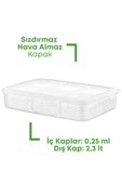 GRİMOR Life 7 Li Sızdırmaz Buzdolabı İçi Düzenleyici Buzluk Derin Dondurucu Saklama Kabı- Et Kıyma Et Suyu - 2