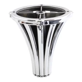 Mobilya Kanepe Koltuk Konsol Tv Ünitesi Baza Ayağı Orta Sehpası Ayak Ayakları 12 cm Krom thumbnail 7