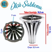 Mobilya Kanepe Koltuk Konsol Tv Ünitesi Baza Ayağı Orta Sehpası Ayak Ayakları 12 cm Krom thumbnail 2