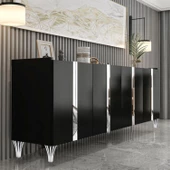 Mobilya Kanepe Koltuk Konsol Tv Ünitesi Baza Ayağı Orta Sehpası Ayak Ayakları 12 cm Krom thumbnail 8