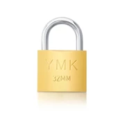 Ymk Asma Kilit Sarı Kısa 32 mm YMK-1232B - 2