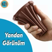 Mobilya Kanepe Koltuk Konsol Tv Ünitesi Baza Ayağı Orta Sehpası Ayak Ayakları 12 cm Kahve thumbnail 5