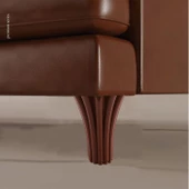 Mobilya Kanepe Koltuk Konsol Tv Ünitesi Baza Ayağı Orta Sehpası Ayak Ayakları 12 cm Kahve thumbnail 7