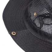 Fileli Outdoor Şapka - Balıkçı Şapka - Siyah - ART-7502 thumbnail 3