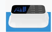 QASUL USB Şarj İstasyonu, LED Ekranlı 8 Bağlantı Noktalı USB Çoklu Bağlantı Noktası Şarj Cihazı, Akıllı Telefonlar Tabletler İçin - 1