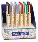 WRITECH W-827 FIRÇA TİP 6 RENK KEÇELİ KALEM - 24'LÜ SET - 1