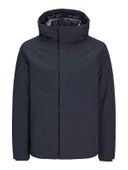 JACK JONES Erkek Su Geçirmez Kapüşonlu Mont 12258405 thumbnail 7