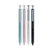 WRITECH W-0156 METAL UP SİYAH GÖVDE 0,7MM MAVİ JEL KALEM - 6'LI KUTU - 1
