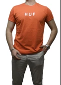 Baskılı HUF T-Shirt - 4