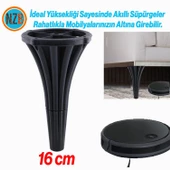 Konsol Mobilya Kanepe Koltuk Tv Ünitesi Baza Ayağı Orta Sehpası Ayak Ayakları 16 cm Siyah thumbnail 5