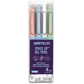 WRITECH W-0154A2 0,5MM CYBER SPACE MAVİ JEL KALEM - 36'LI STAND - 2