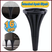 Konsol Mobilya Kanepe Koltuk Tv Ünitesi Baza Ayağı Orta Sehpası Ayak Ayakları 16 cm Siyah thumbnail 3