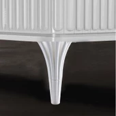 Mobilya Kanepe Koltuk Konsol Tv Ünitesi Baza Ayağı Orta Sehpası Ayak Ayakları 16 cm Beyaz thumbnail 8