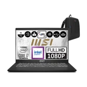 Msı Modern 14 Intel Core I7 1255U 16GB 512GB SSD W11H 14" ® Iris® Xe Graphics Fhd IPS Bilgisayar +SNERTECH Çanta thumbnail 1