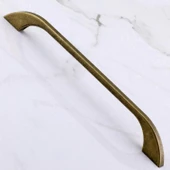Meriç 192 mm - 19.2 cm Eskitme Antik Sarı Metal Mobilya Mutfak Dolabı Dolap Kulpu Kulbu Kulpları - 6