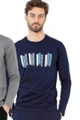 P.Cardin Erkek Uzun Kollu Pijama Takımı 6071 - 2
