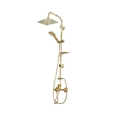 FKN Altın Duş Takımı Banyo Bataryası Lavabo Bataryası Lavabo Yüzüğü ve Süzgeci thumbnail 2