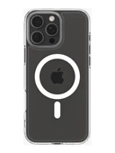 iPhone 16 Pro Kılıf Crystal MagSafe Özellikli Şeffaf thumbnail 2