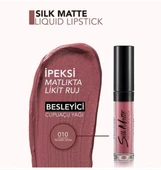 Flormar Silk Matte Liquid Lipstick Likit Ruj 010 Tender Terra - 4