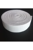 Lastik  BEYAZ 8 cm Enli Yassı Lastik 3 Metre Bel Paça Etek Lastiği - 4