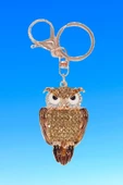 Kristal Taşlı Gold Baykuş Anahtarlık No.2 - 9